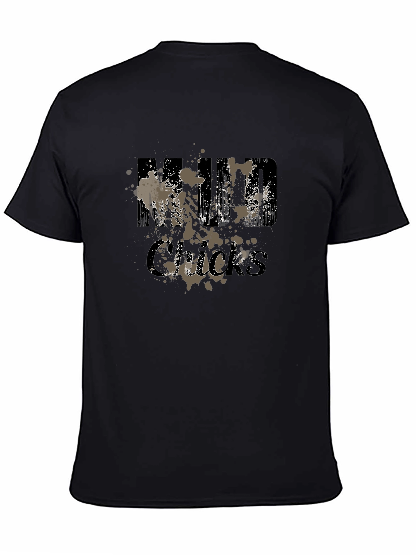Mud Chicks Graphic Tee - Black Cotton Blend