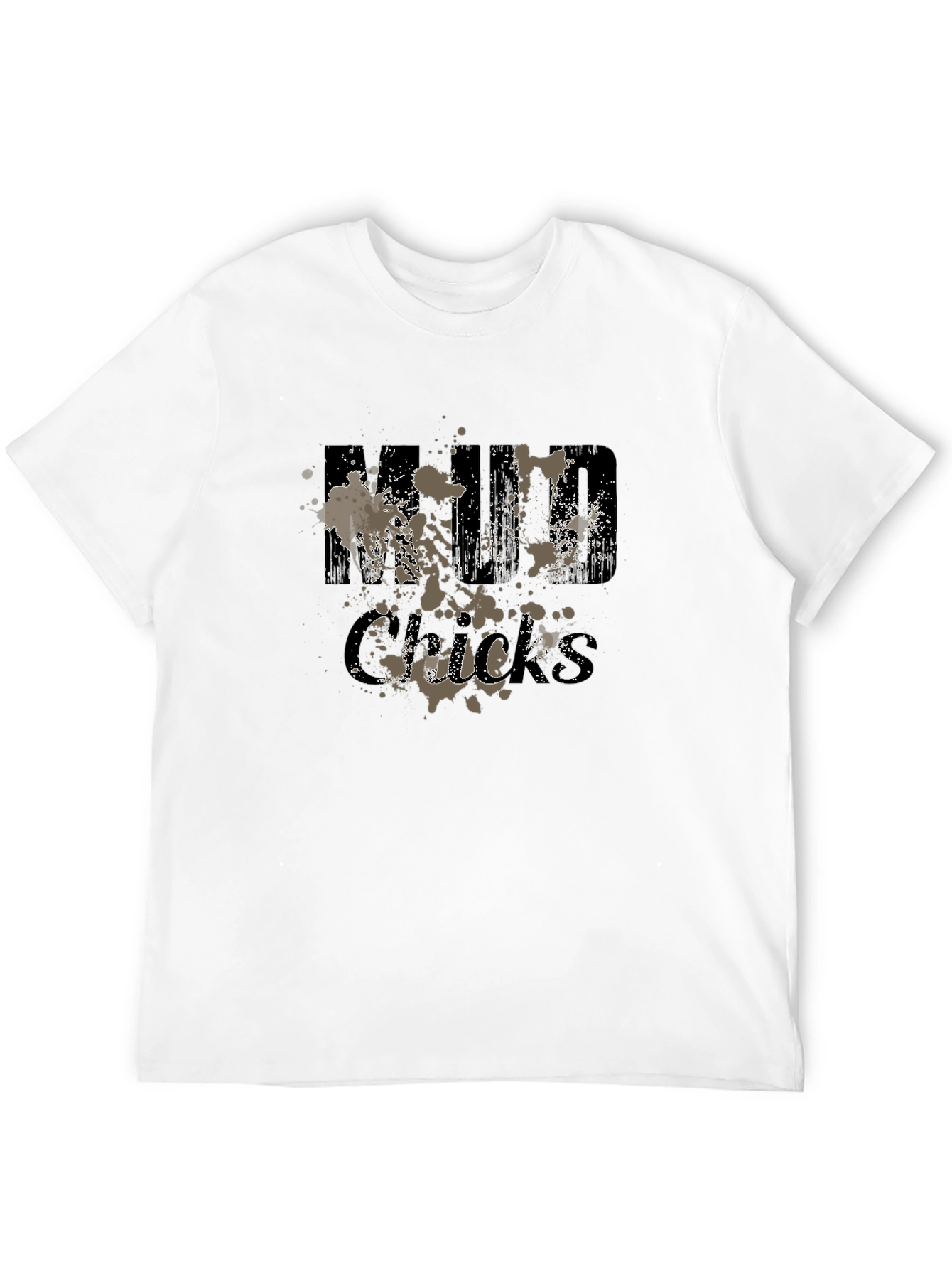 Mud Chicks Graphic Tee - Black Cotton Blend