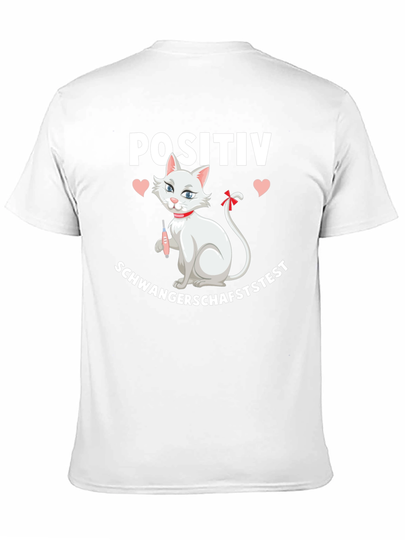 Positive Pregnancy Test Cat Shirt