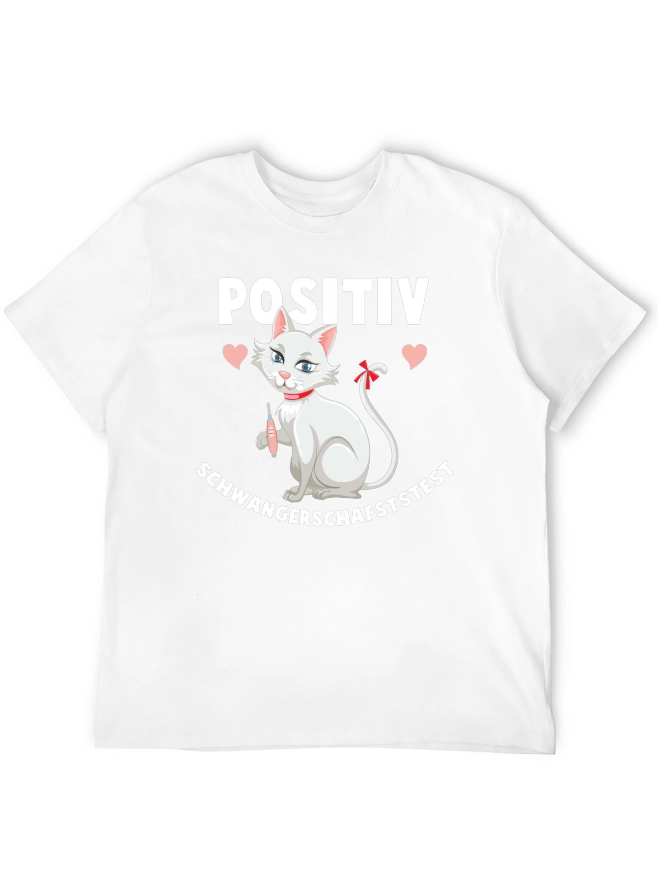 Positive Pregnancy Test Cat Shirt
