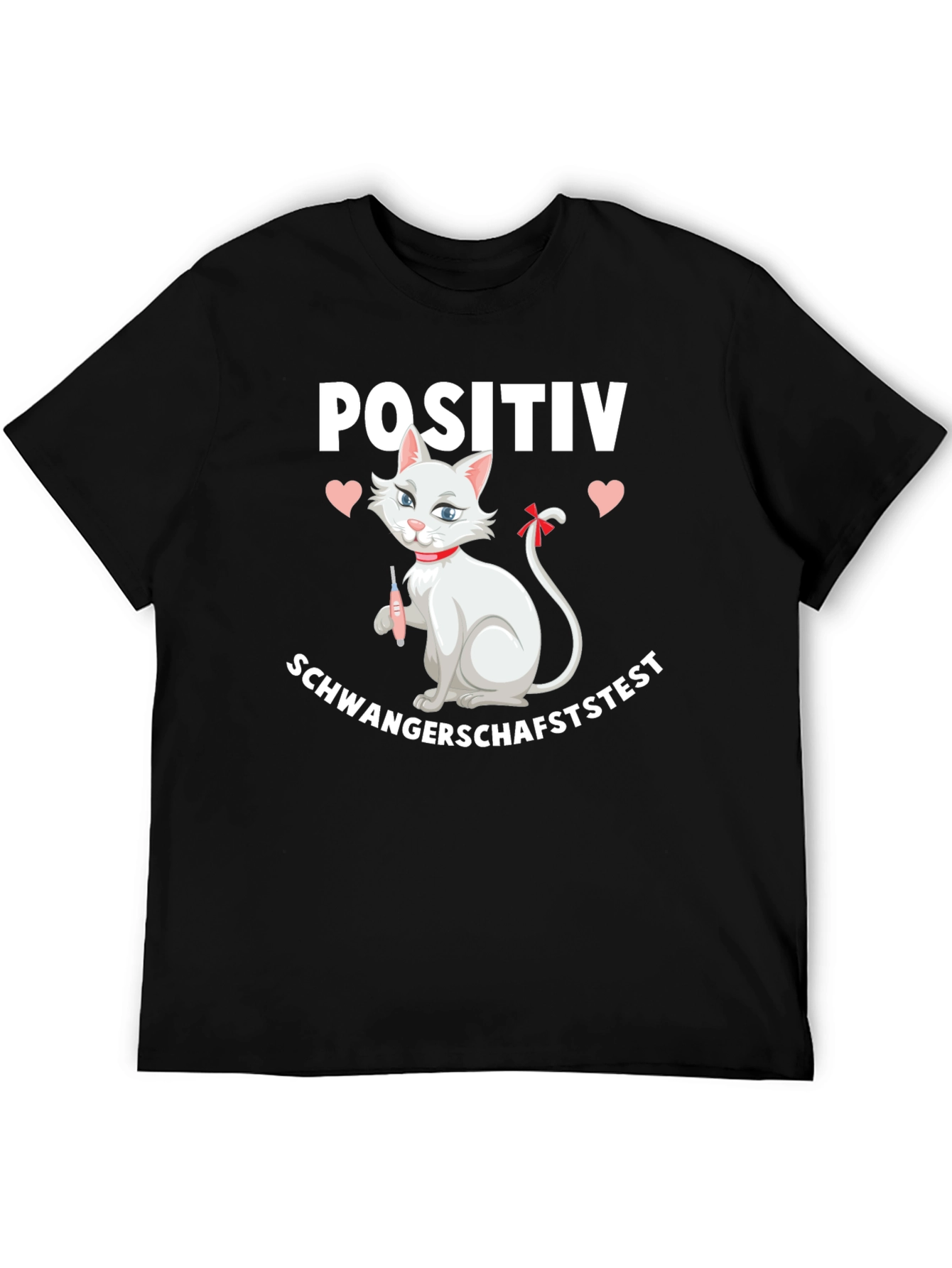 Positive Pregnancy Test Cat Shirt