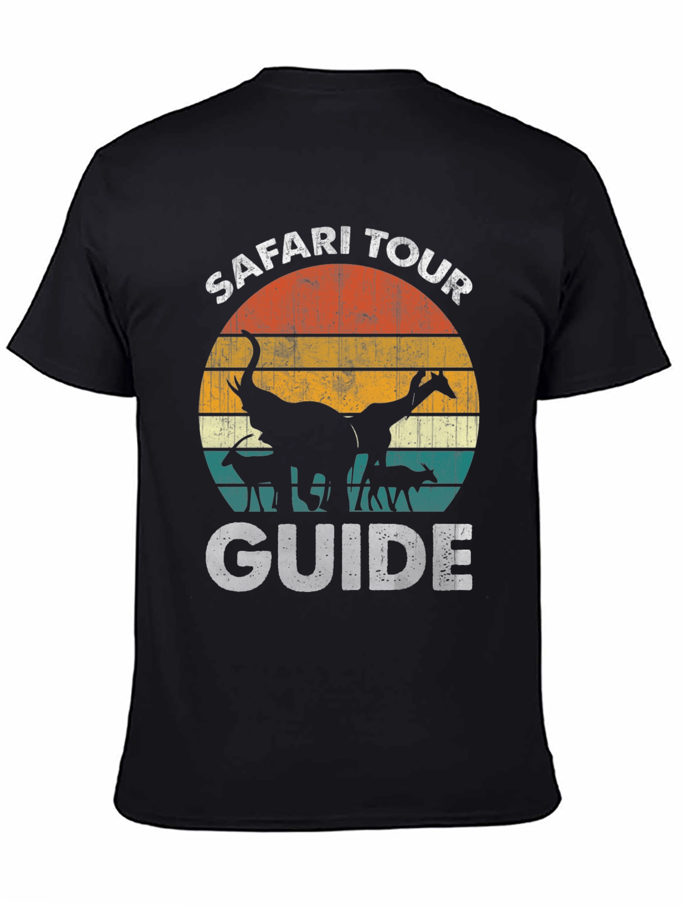 Safari Tour Guide Graphic T-Shirt - Animal Lover Tee