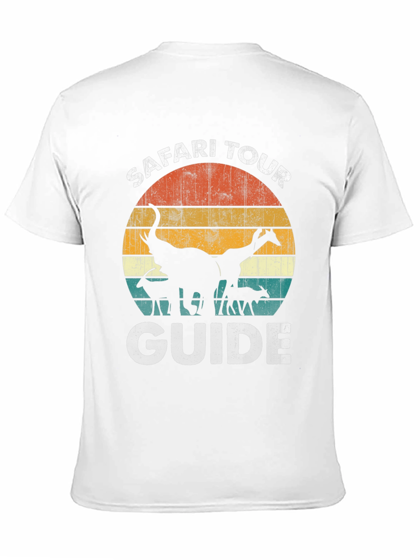 Safari Tour Guide Graphic T-Shirt - Animal Lover Tee