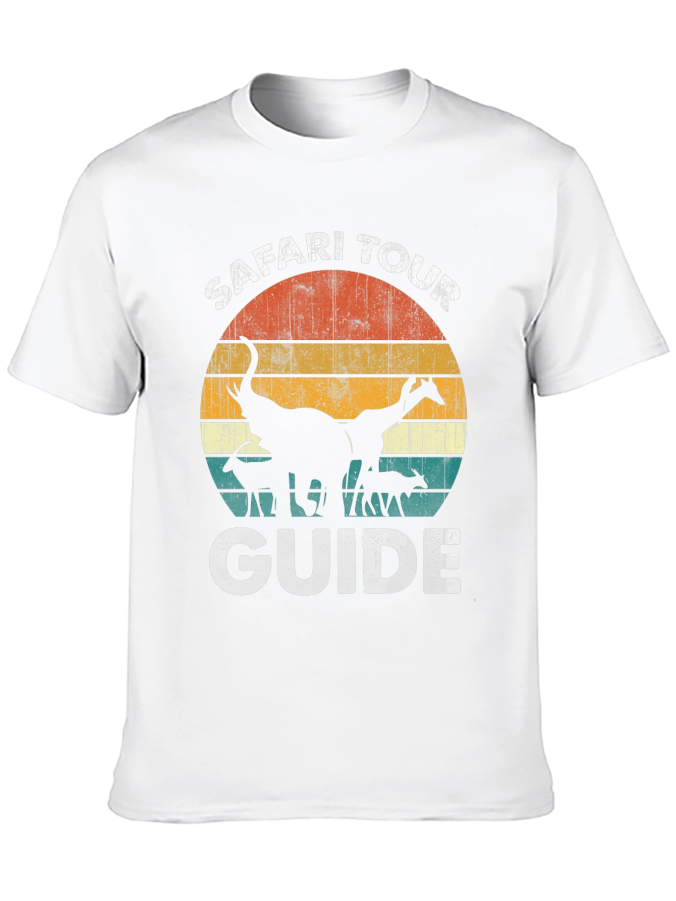 Safari Tour Guide Graphic T-Shirt - Animal Lover Tee