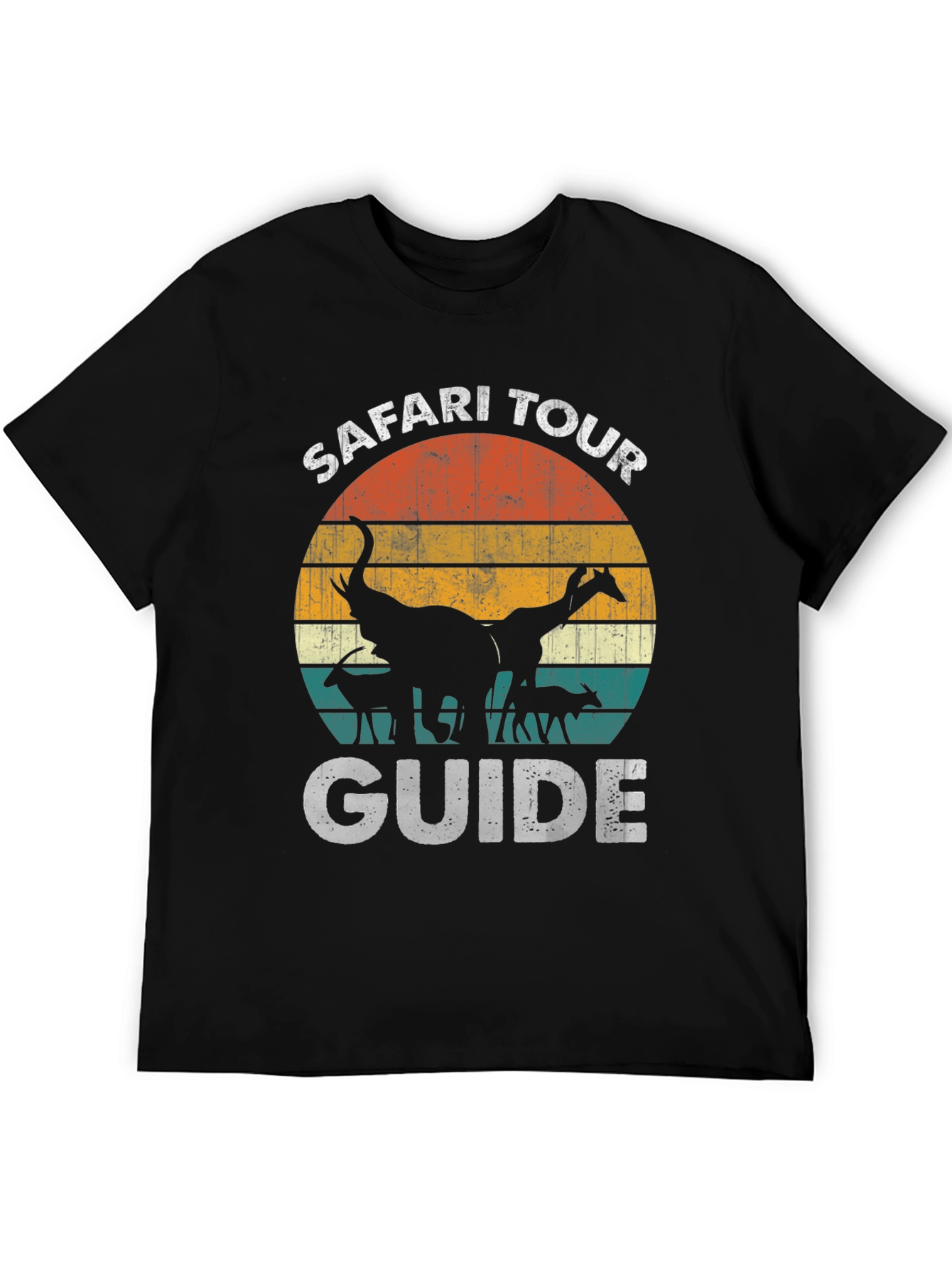 Safari Tour Guide Graphic T-Shirt - Animal Lover Tee