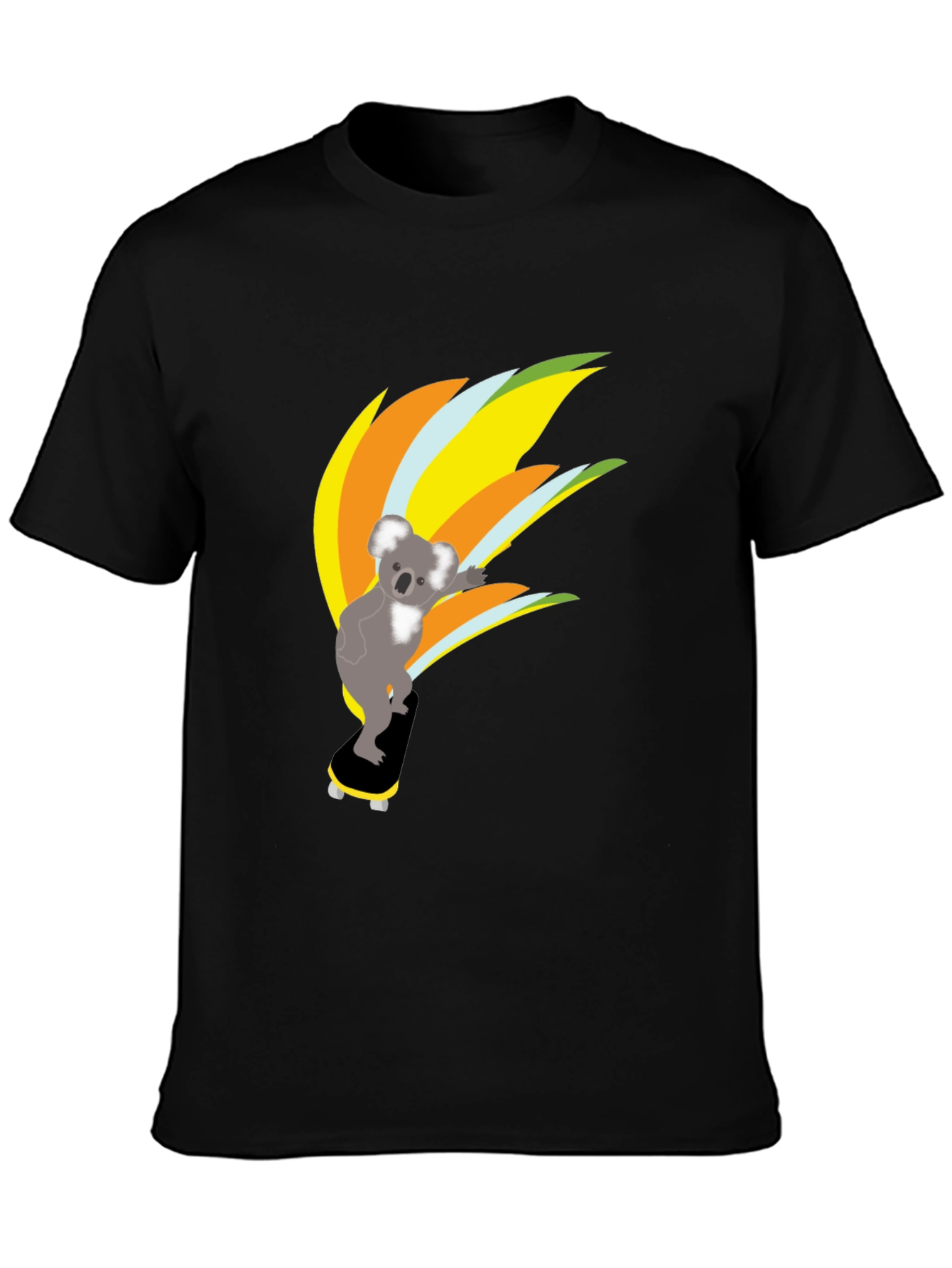 Skateboarding Koala Tee - Cool Graphic T-Shirt