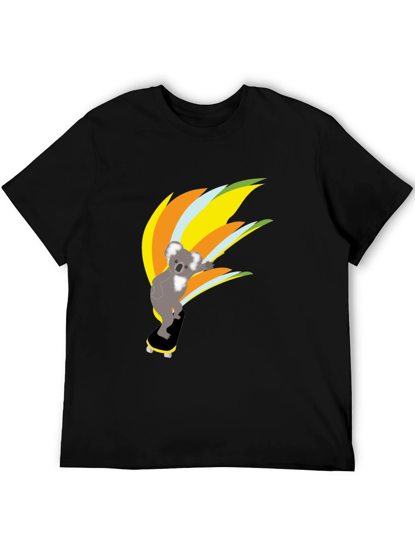 Skateboarding Koala Tee - Cool Graphic T-Shirt