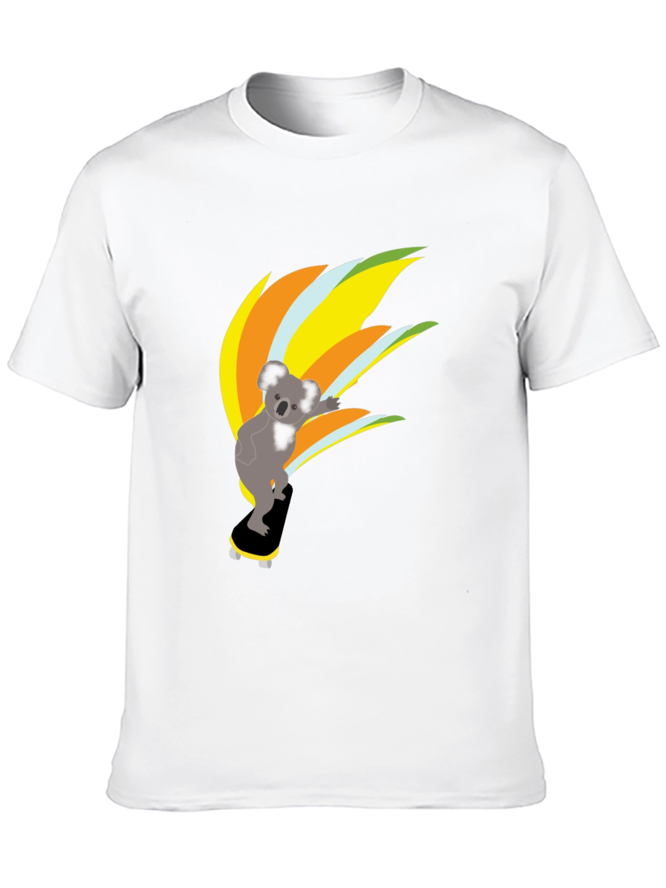 Skateboarding Koala Tee - Cool Graphic T-Shirt