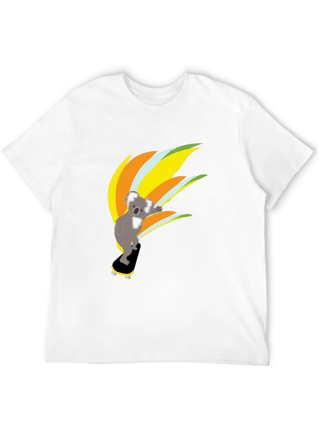 Skateboarding Koala Tee - Cool Graphic T-Shirt