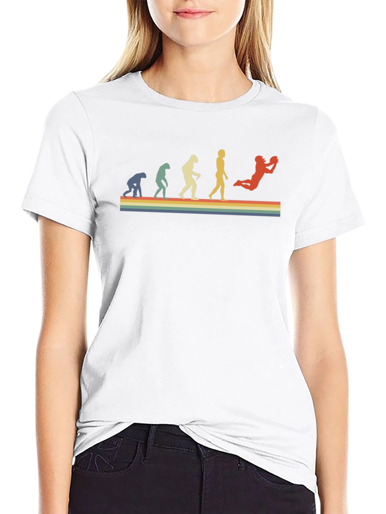 Evolution of Football T-Shirt
