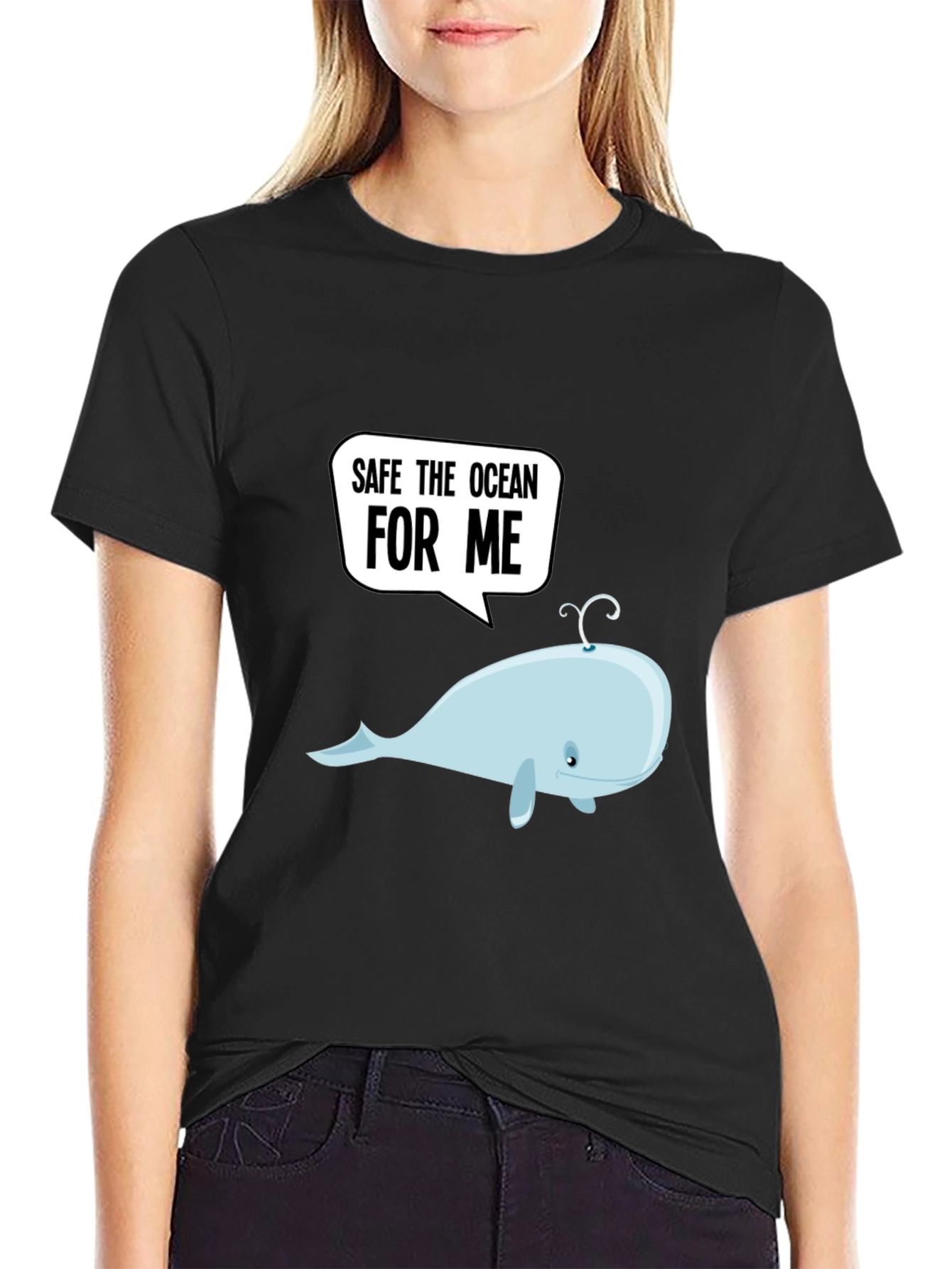 Save The Ocean Whale Graphic Tee