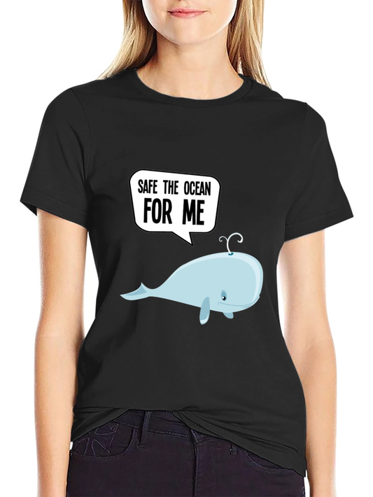 Save The Ocean Whale Graphic Tee