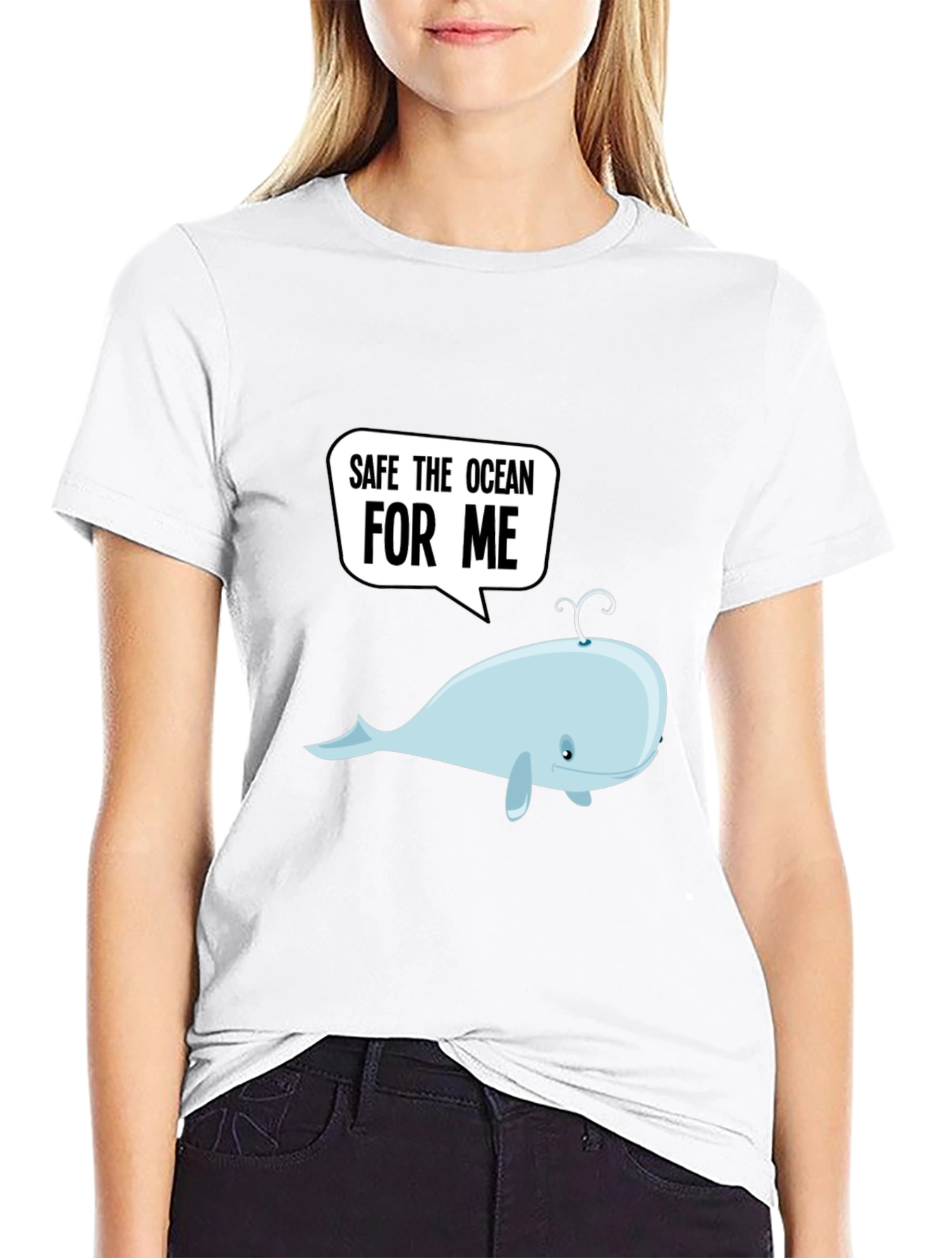 Save The Ocean Whale Graphic Tee