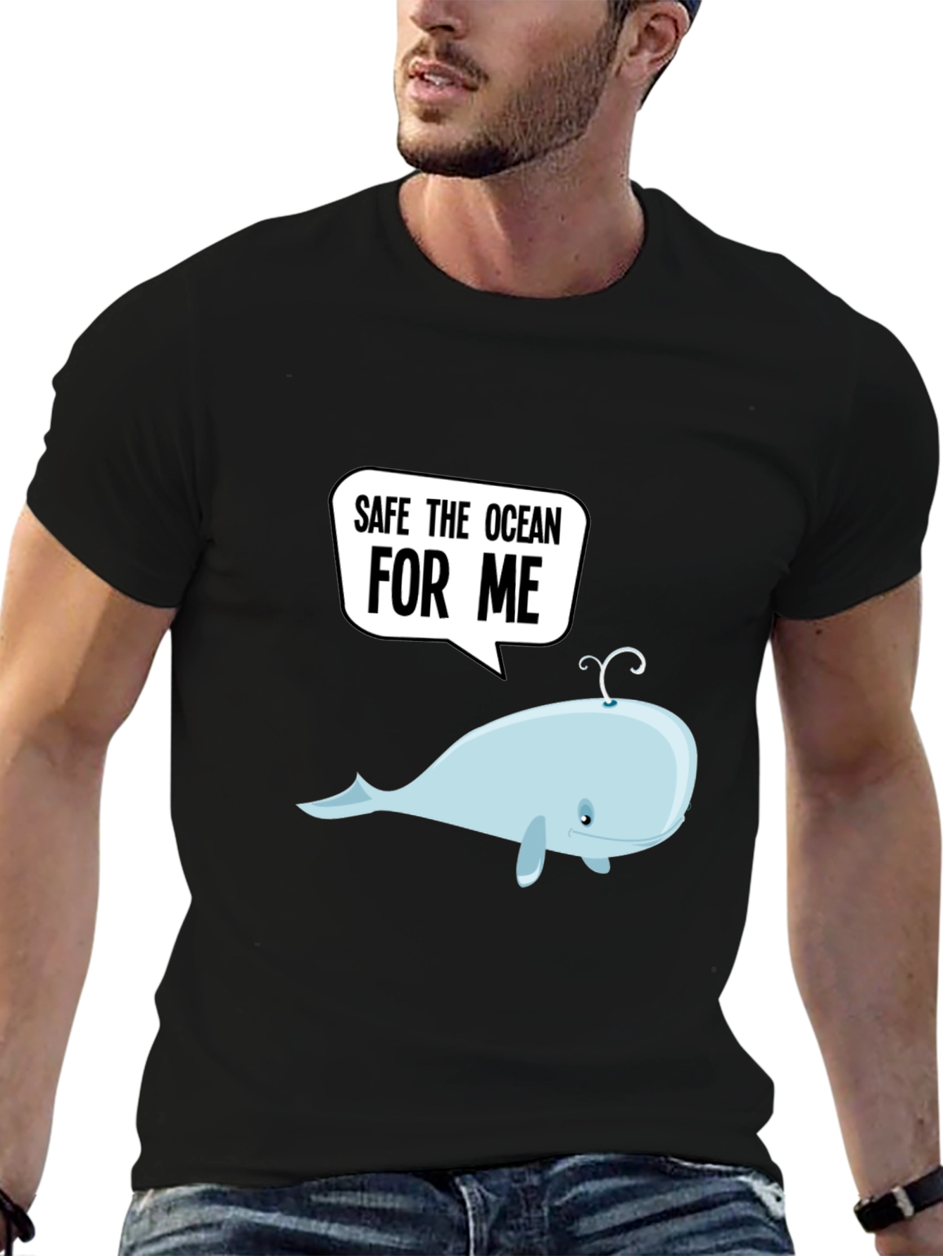 Save The Ocean Whale Graphic Tee