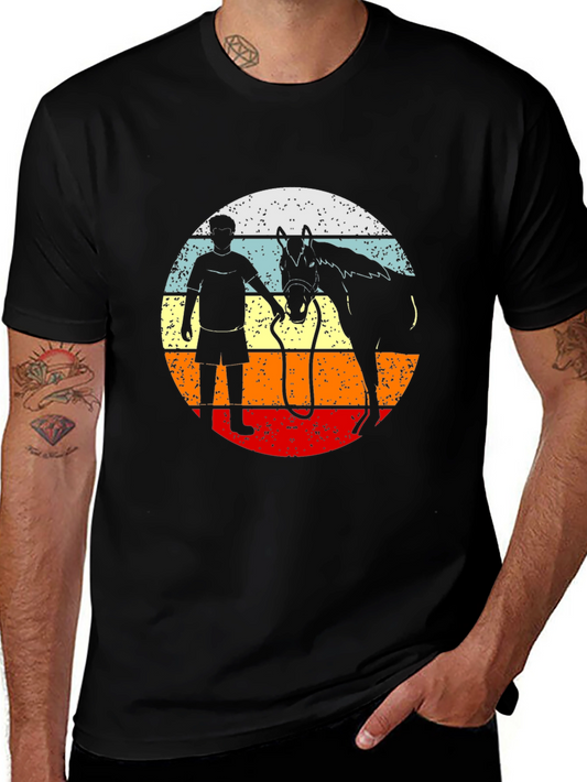 Vintage Horseman Silhouette Tee