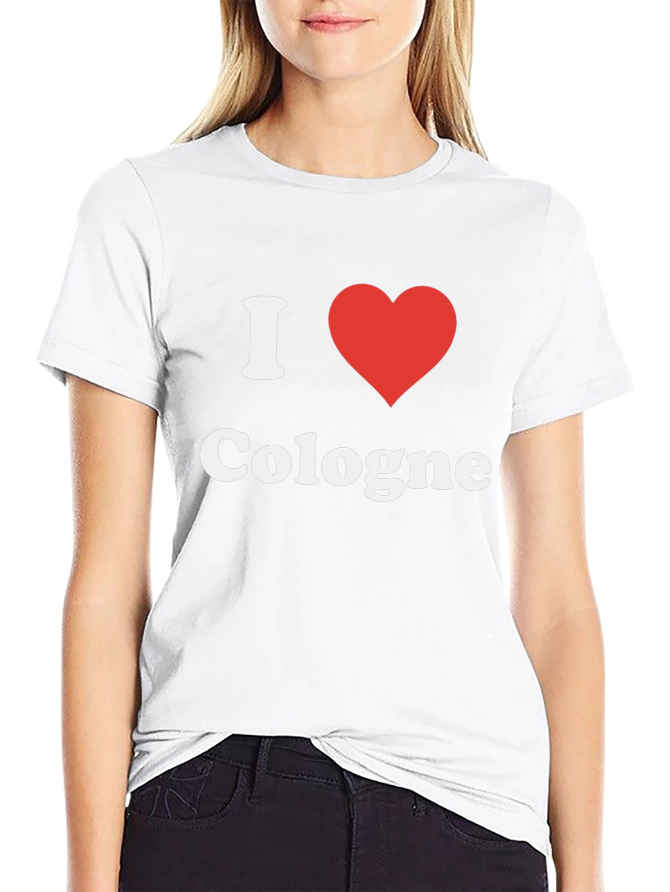 I Heart Cologne T-Shirt - Black Graphic Tee