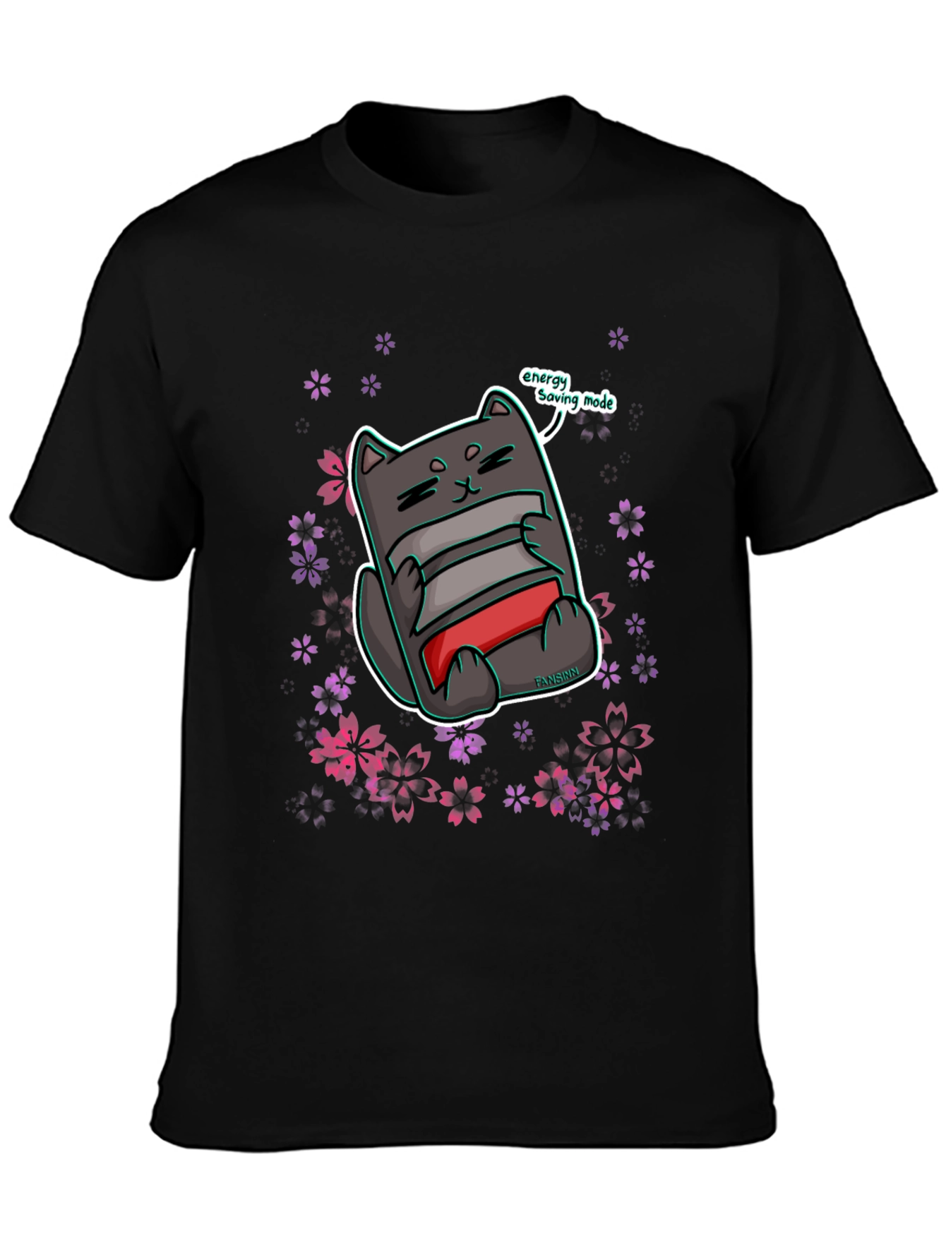 Energy Saving Cat T-Shirt