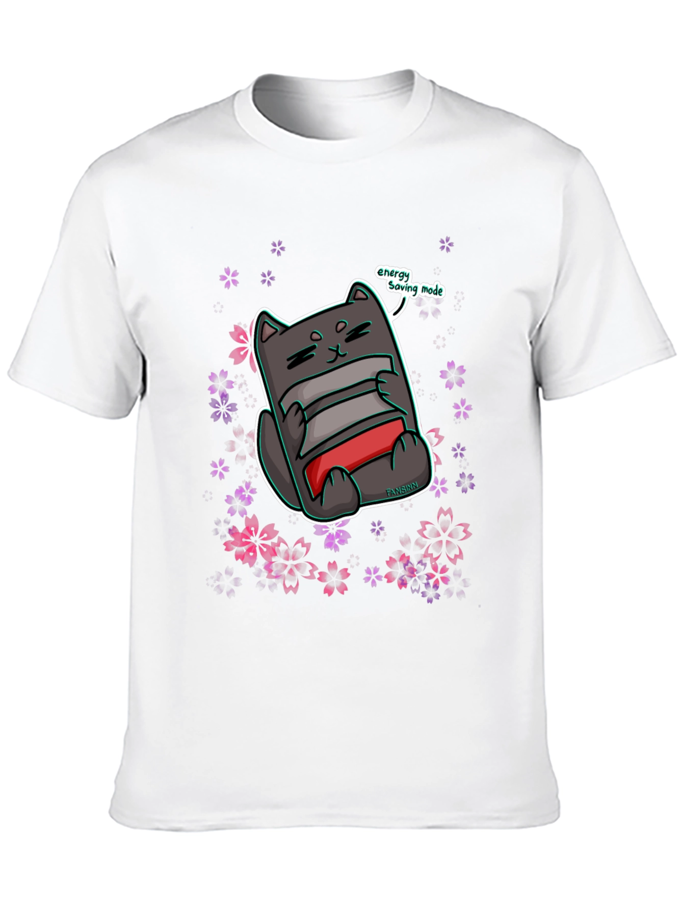 Energy Saving Cat T-Shirt