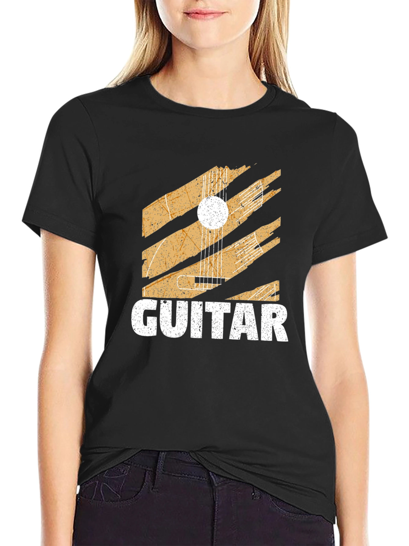 Guitar Graphic Tee - Classic Style Comfortable Fit