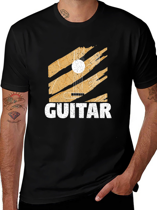 Guitar Graphic Tee - Classic Style Comfortable Fit