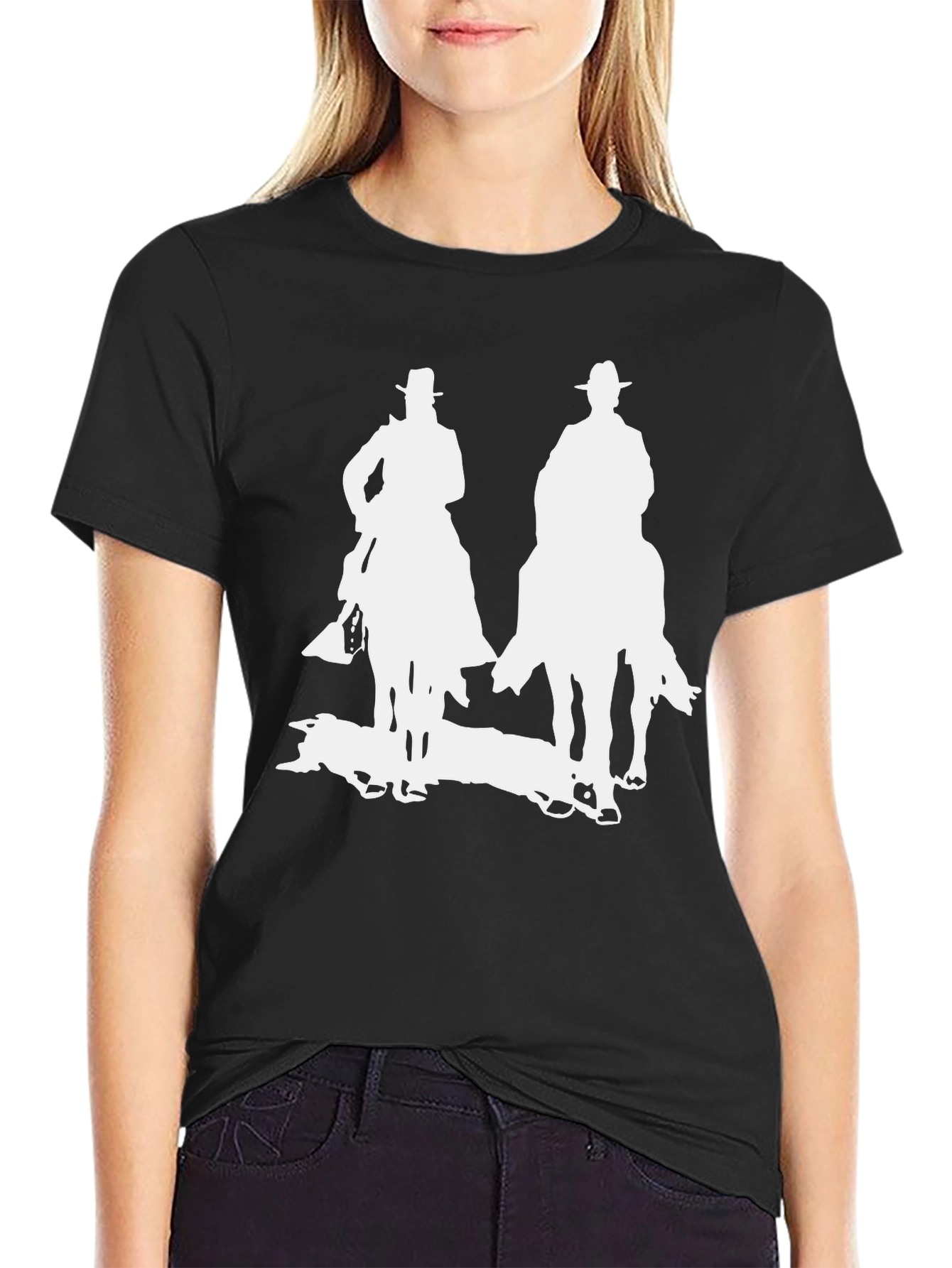 Cowboy Silhouette Graphic T-Shirt