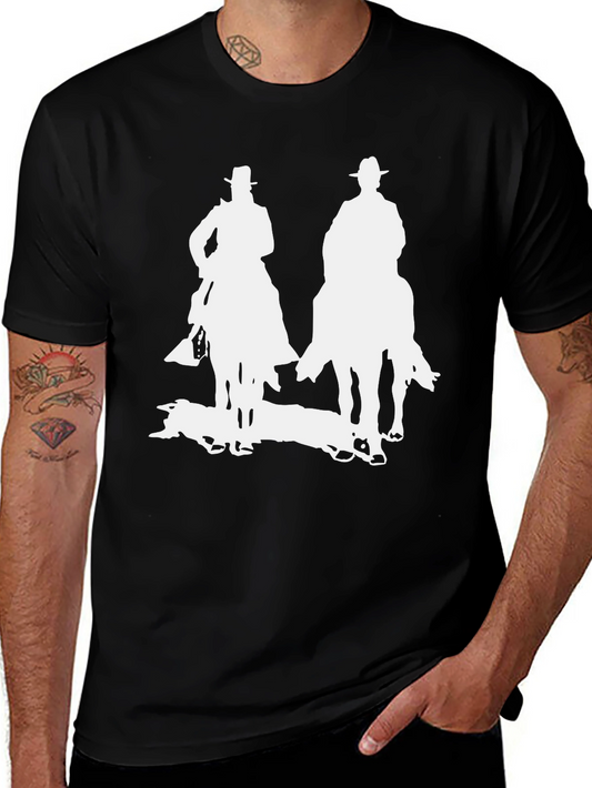 Cowboy Silhouette Graphic T-Shirt