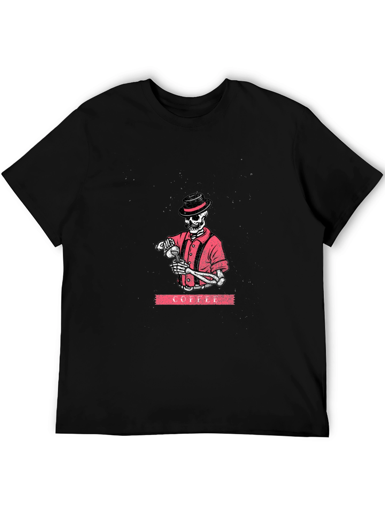Skeleton Barista Graphic Tee