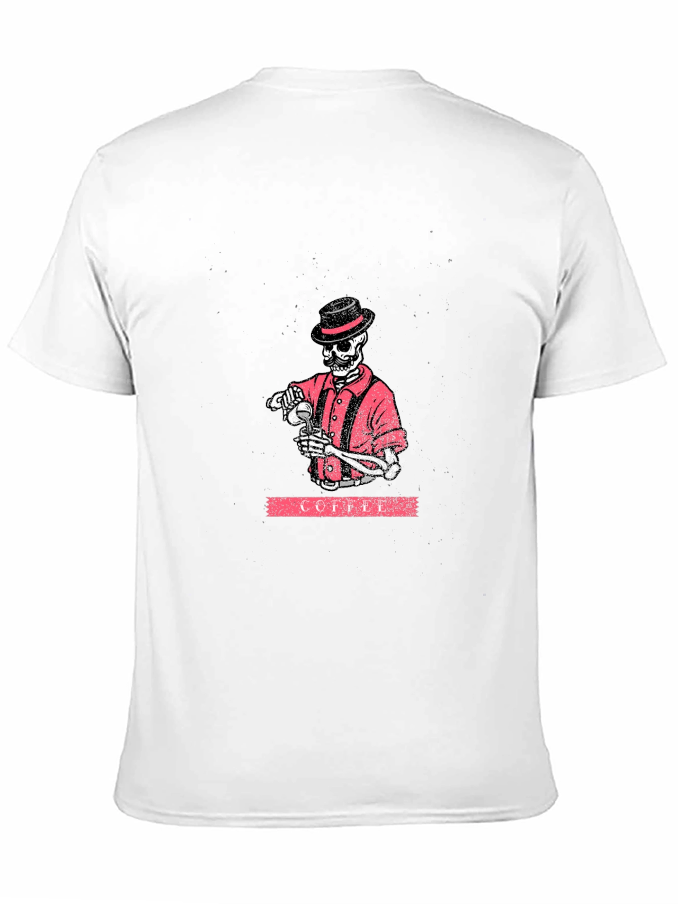 Skeleton Barista Graphic Tee