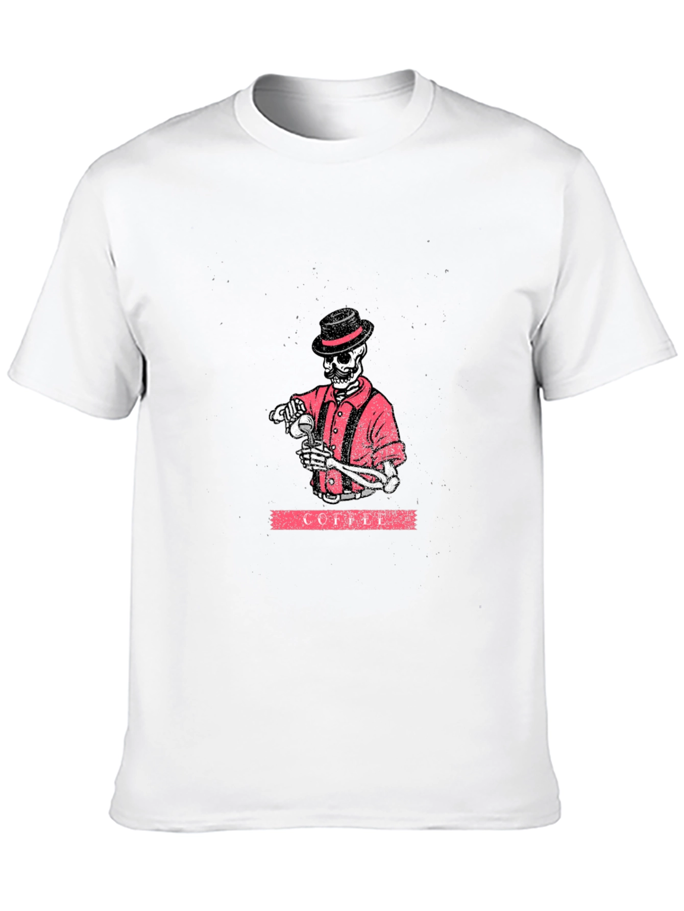 Skeleton Barista Graphic Tee