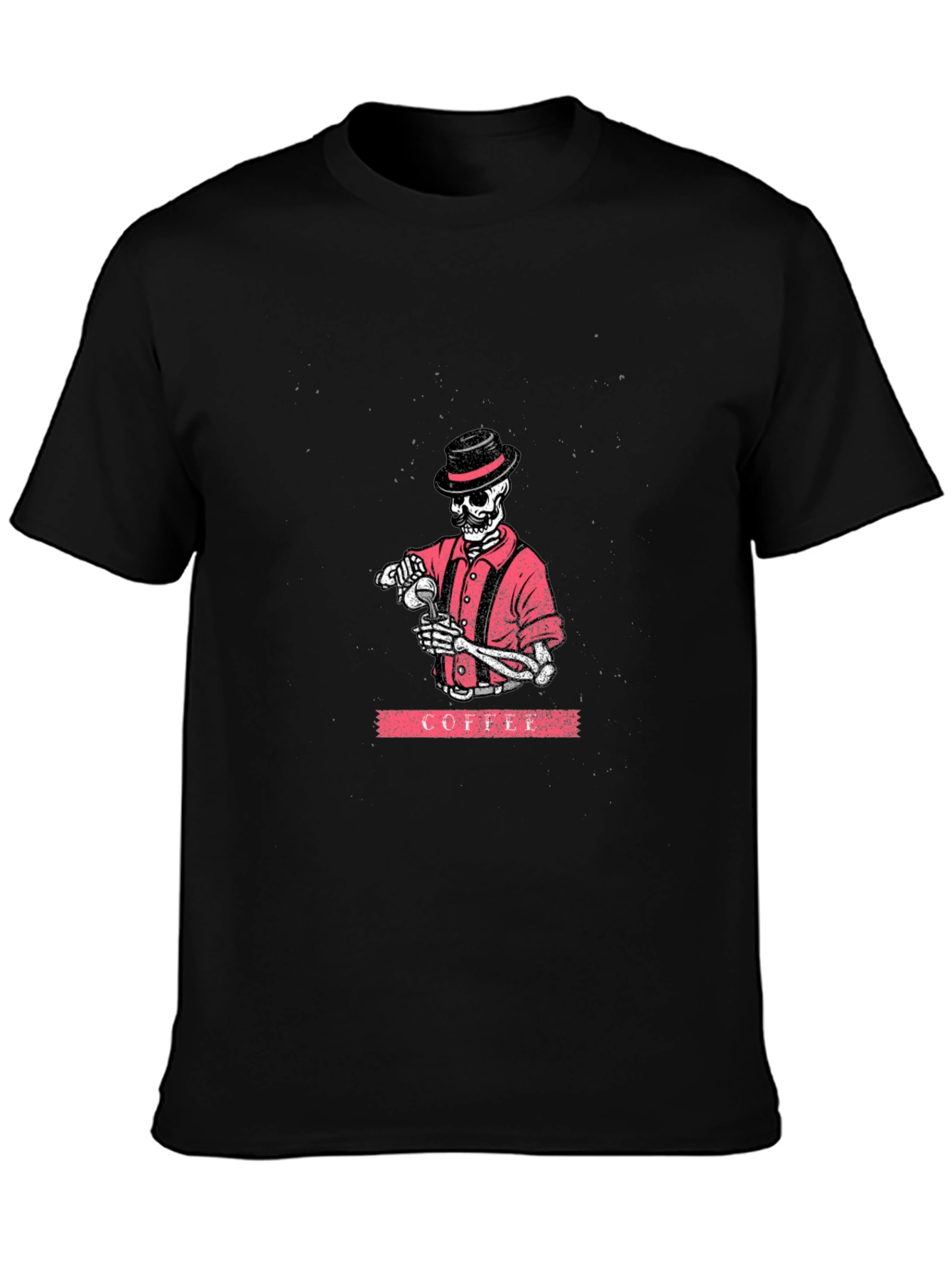 Skeleton Barista Graphic Tee