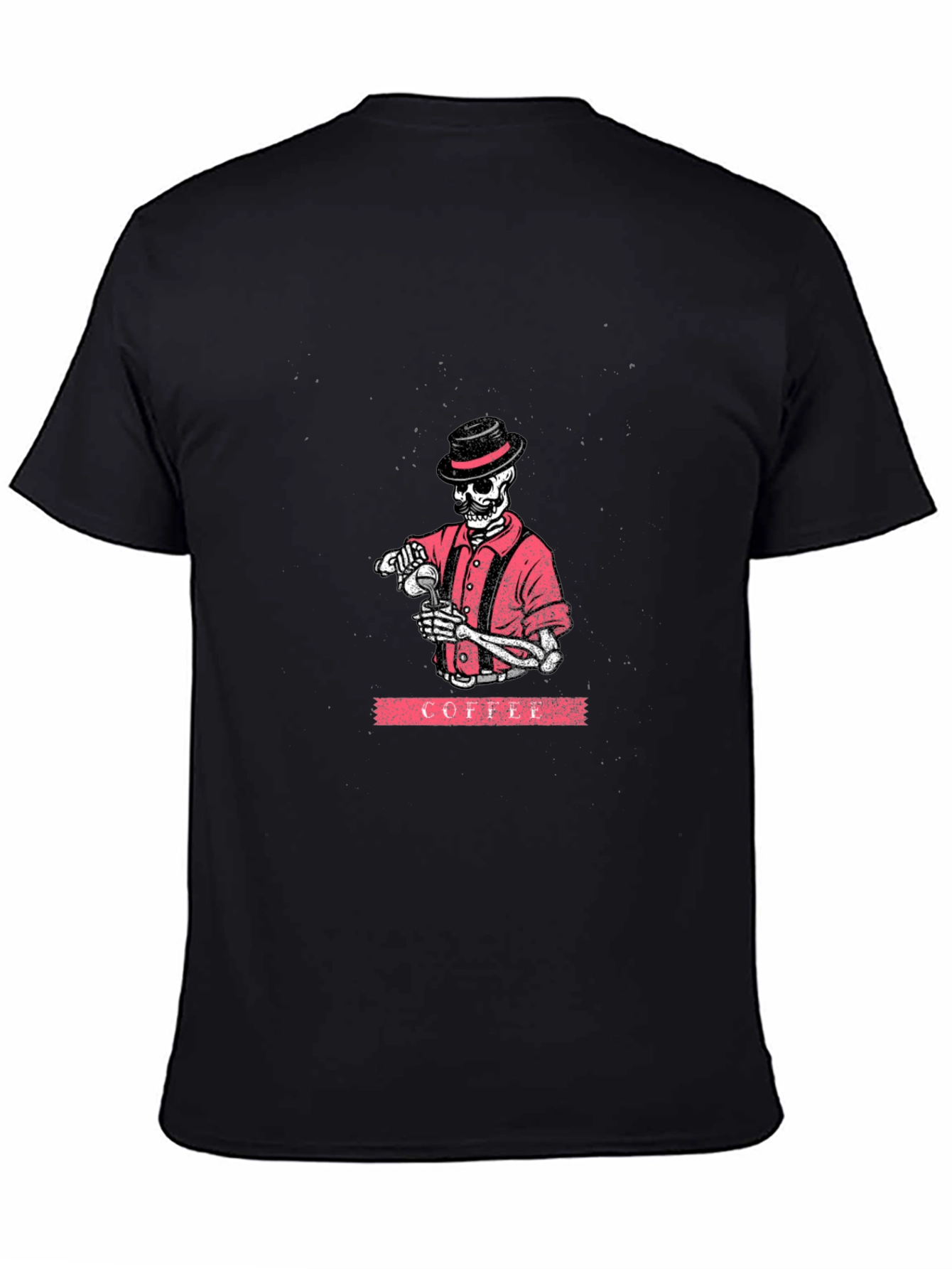 Skeleton Barista Graphic Tee