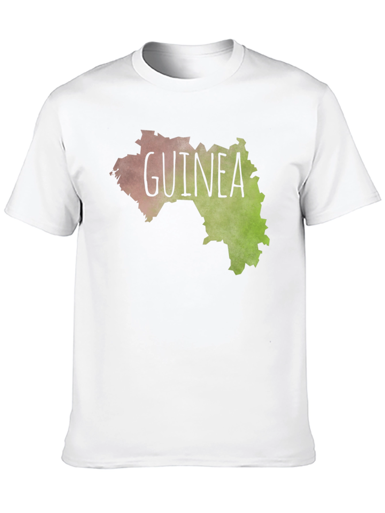 Guinea Map Graphic Tee - Black Unisex T-Shirt