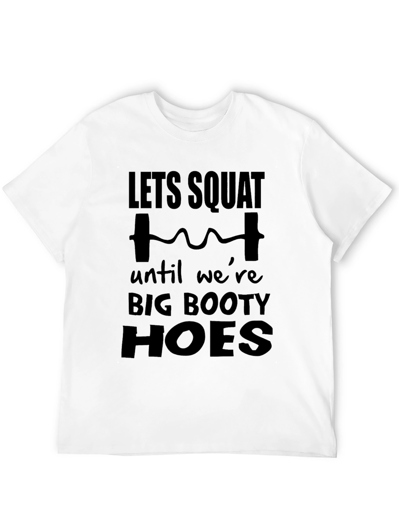 Lets Squat Graphic Tee - Black