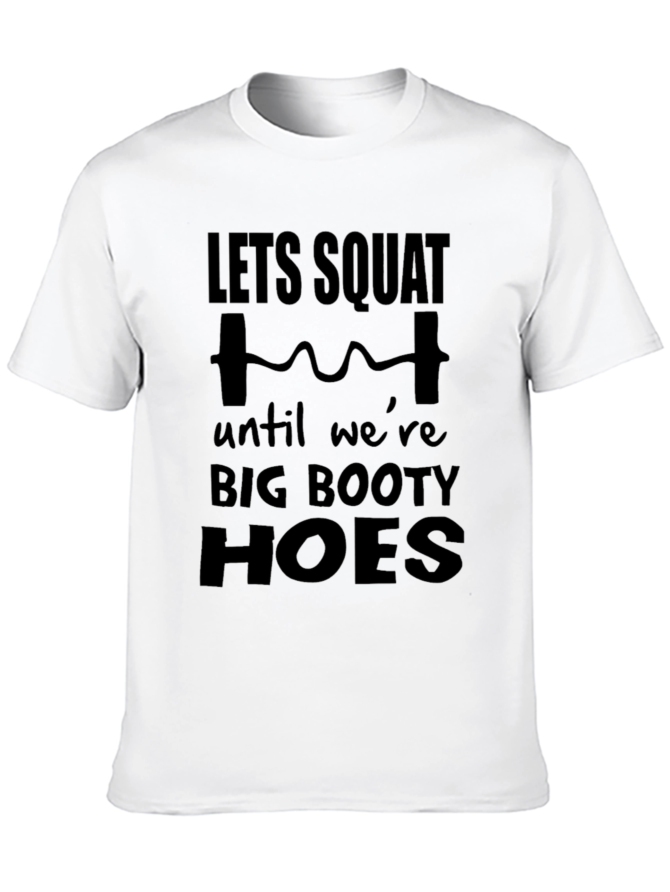 Lets Squat Graphic Tee - Black
