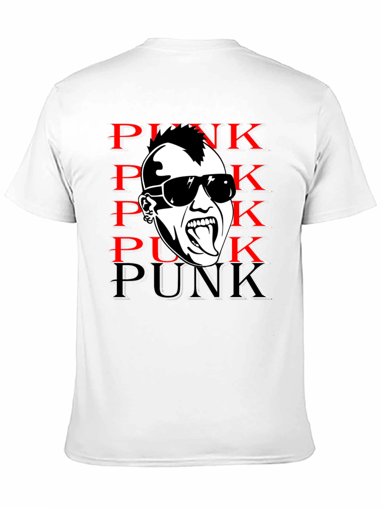 Punk Graphic Print Tee - Bold & Edgy