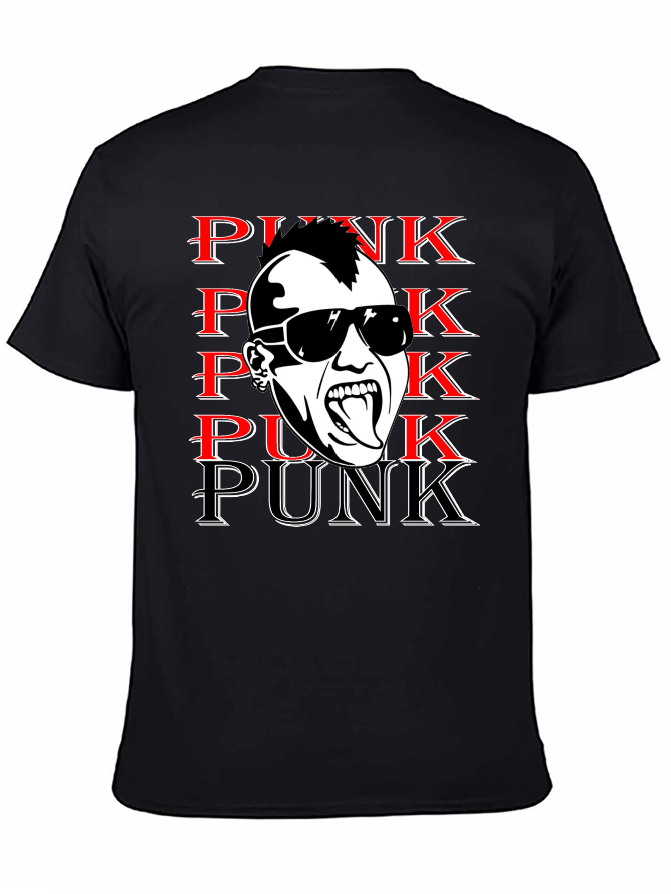 Punk Graphic Print Tee - Bold & Edgy