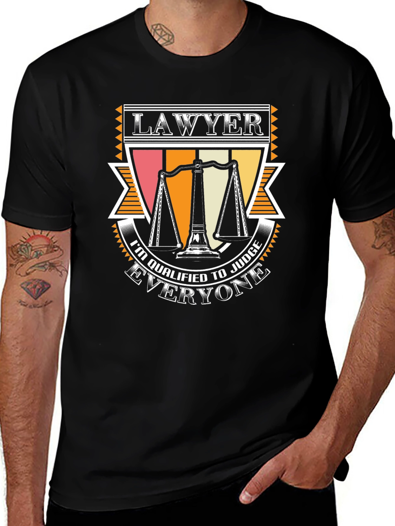 Lawyer T-Shirt - Im Qualified to Judge Everyone