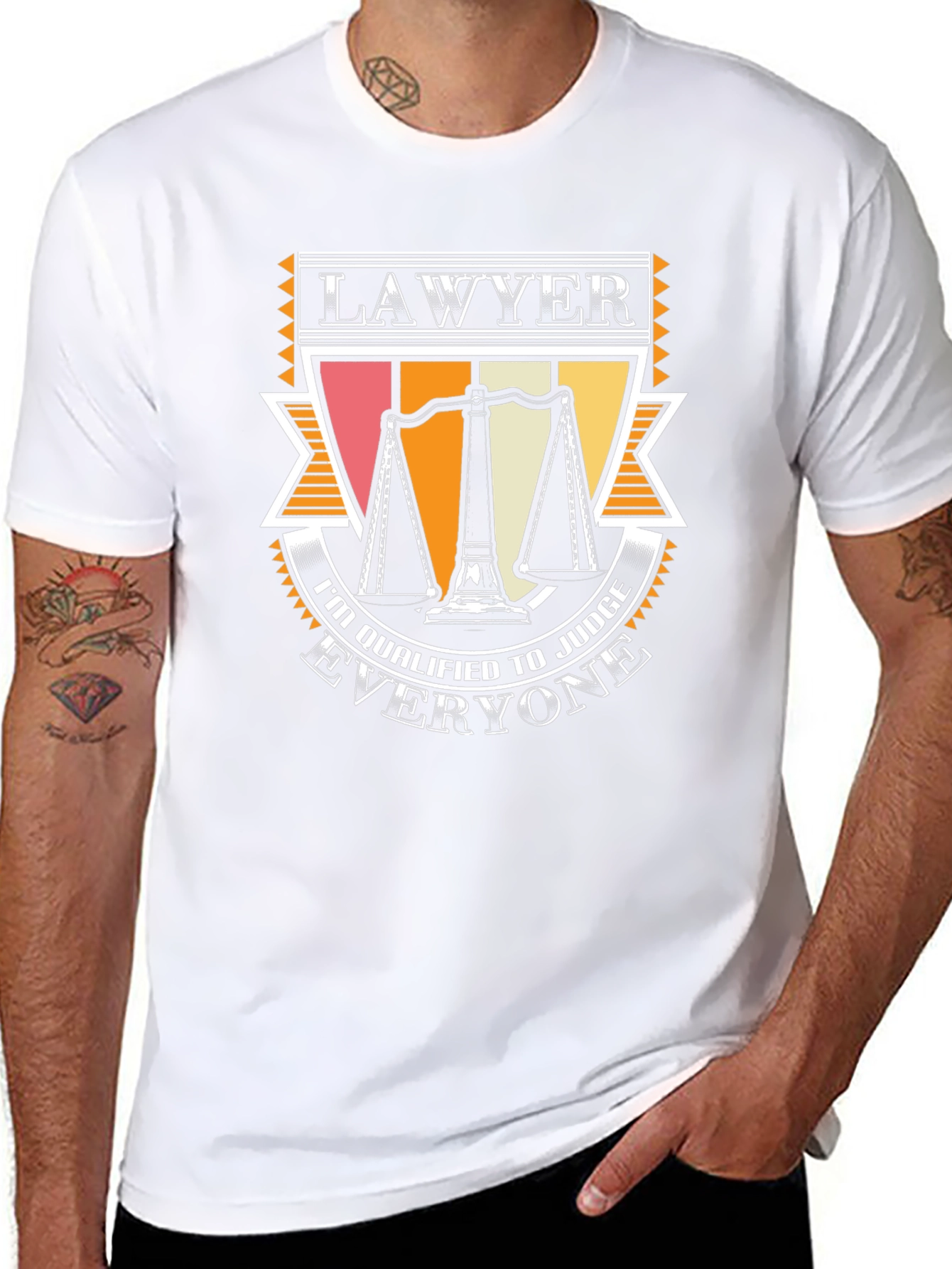 Lawyer T-Shirt - Im Qualified to Judge Everyone