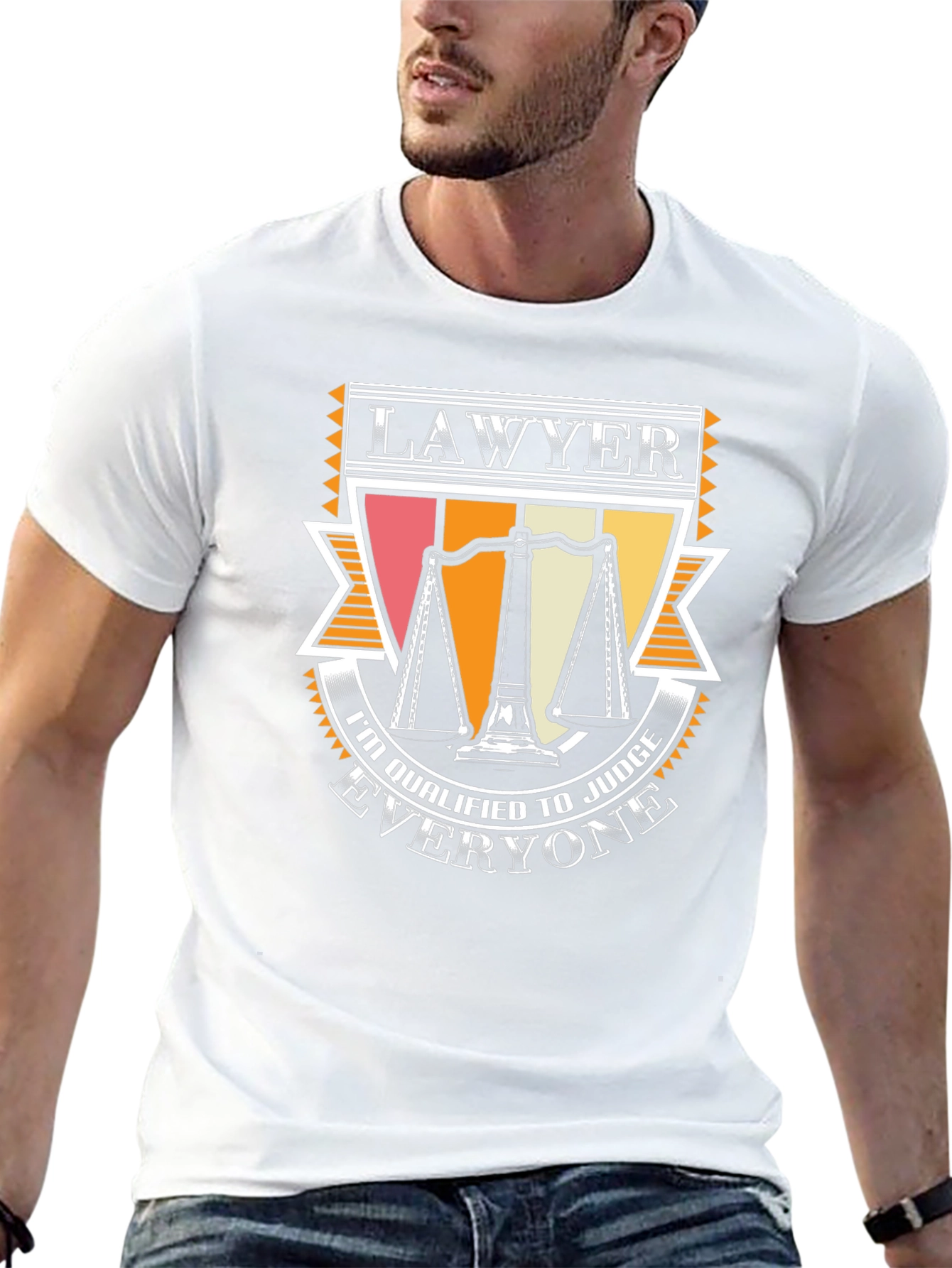 Lawyer T-Shirt - Im Qualified to Judge Everyone