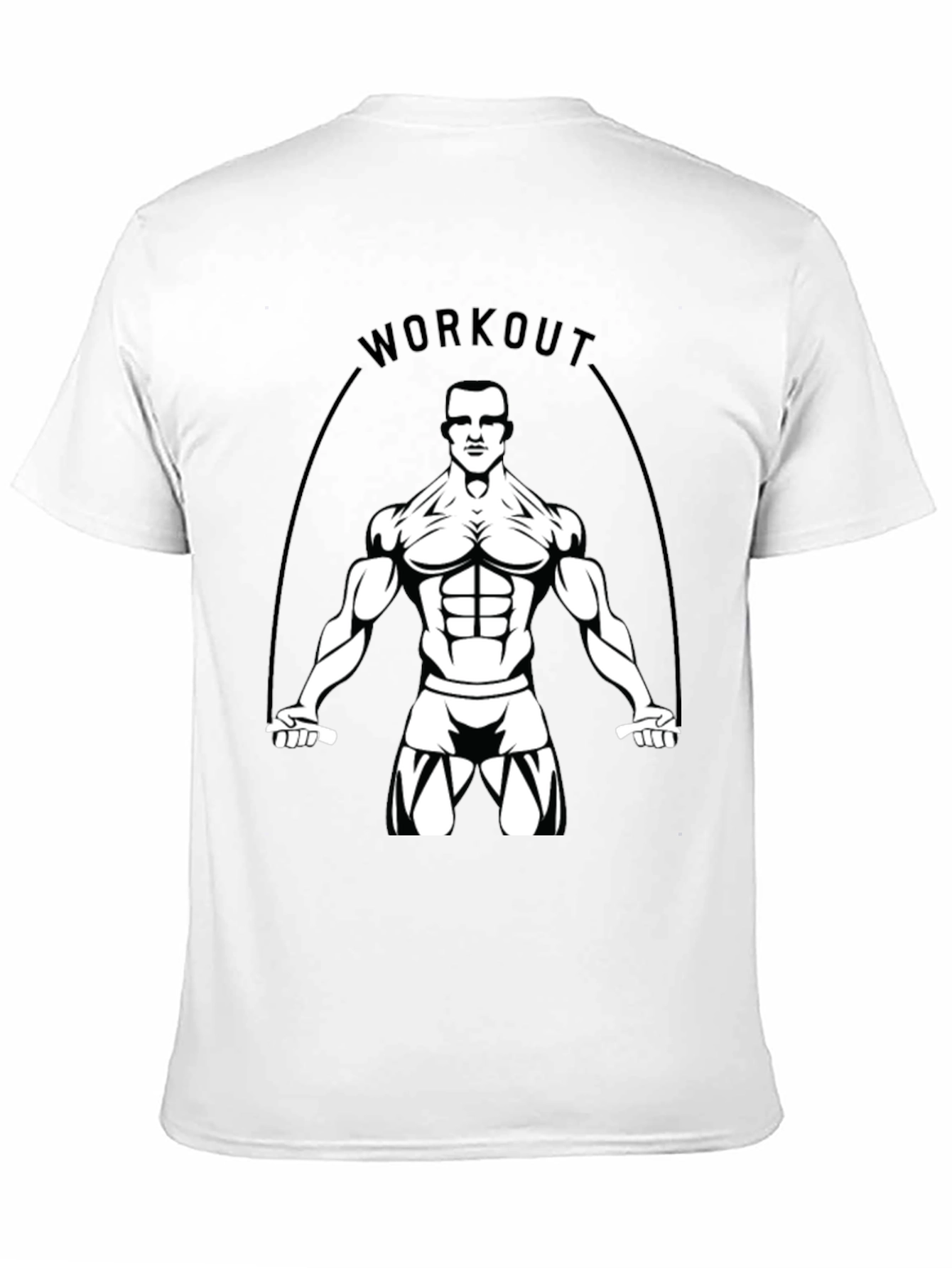 Workout Graphic Tee - Black
