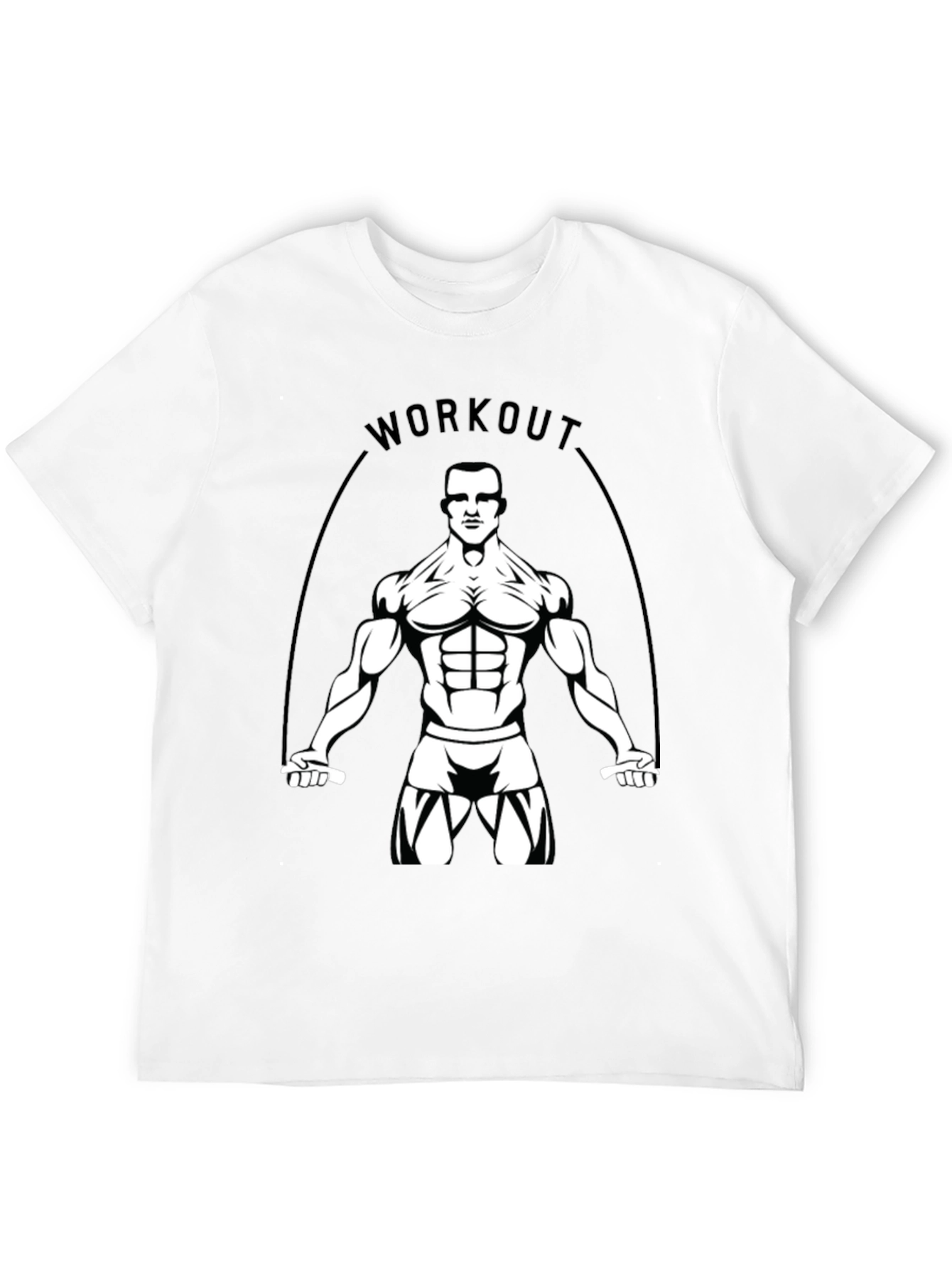 Workout Graphic Tee - Black
