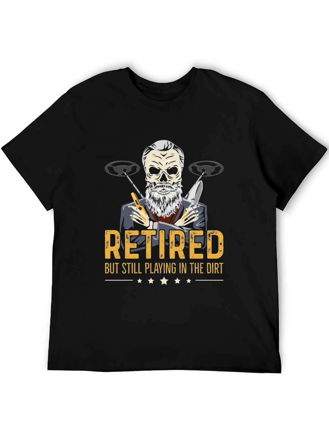 Retired Metal Detecting T-Shirt