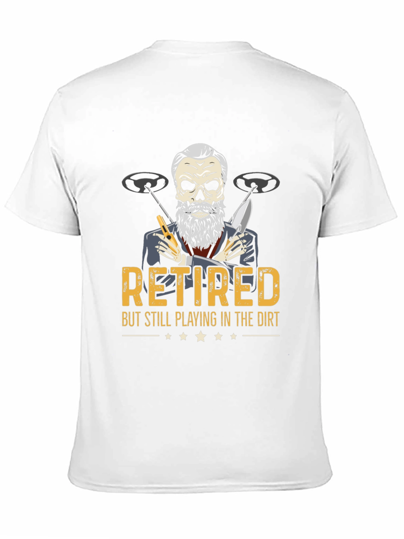 Retired Metal Detecting T-Shirt