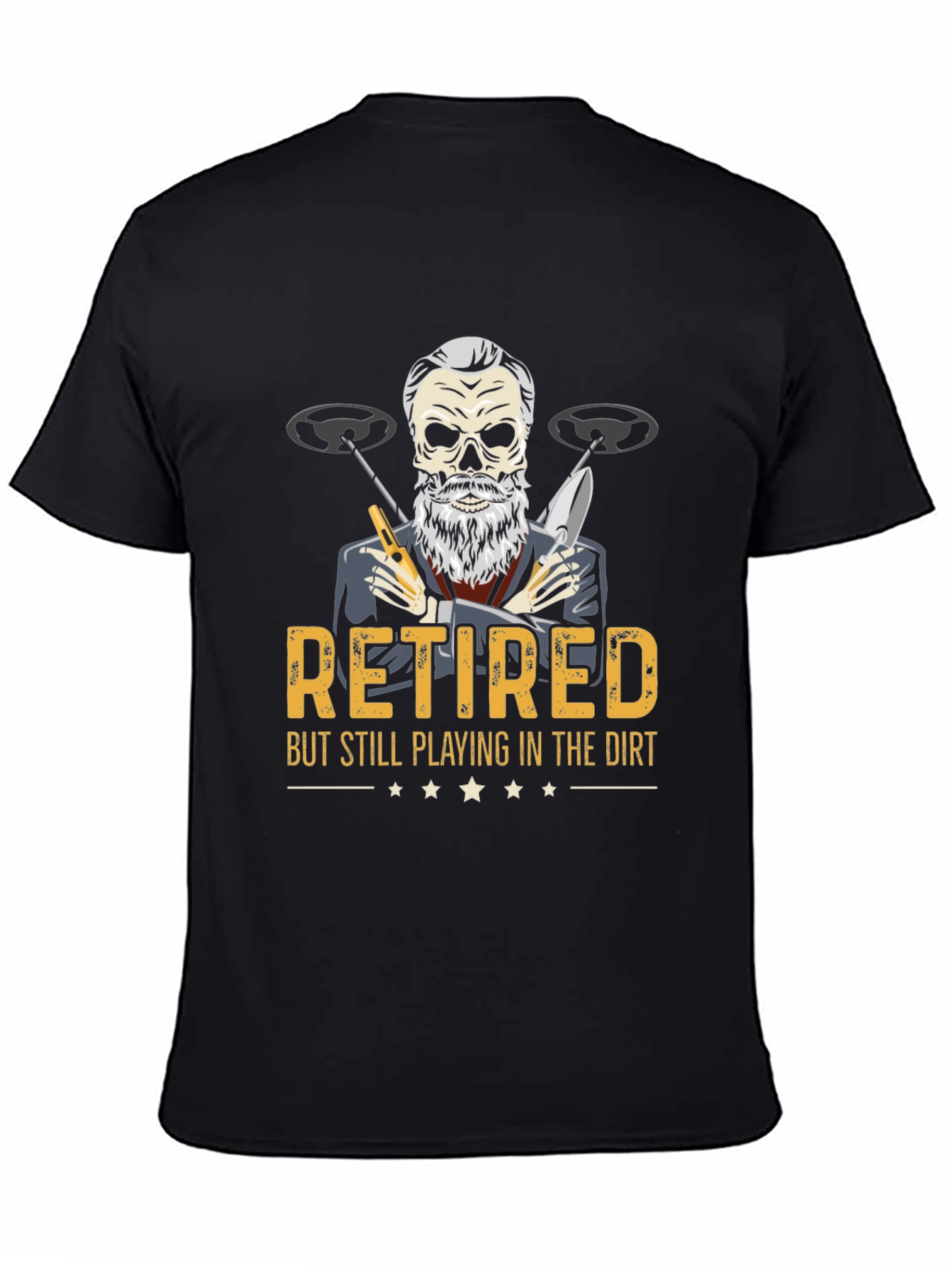 Retired Metal Detecting T-Shirt