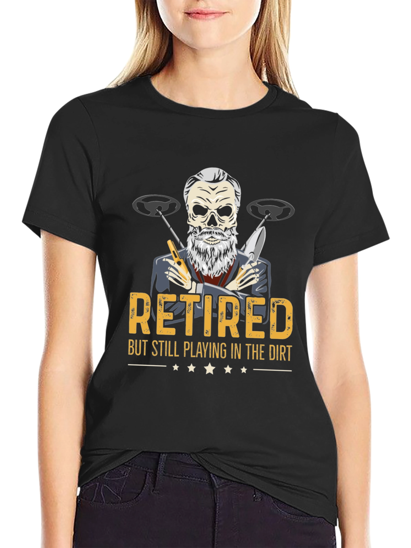 Retired Metal Detecting T-Shirt