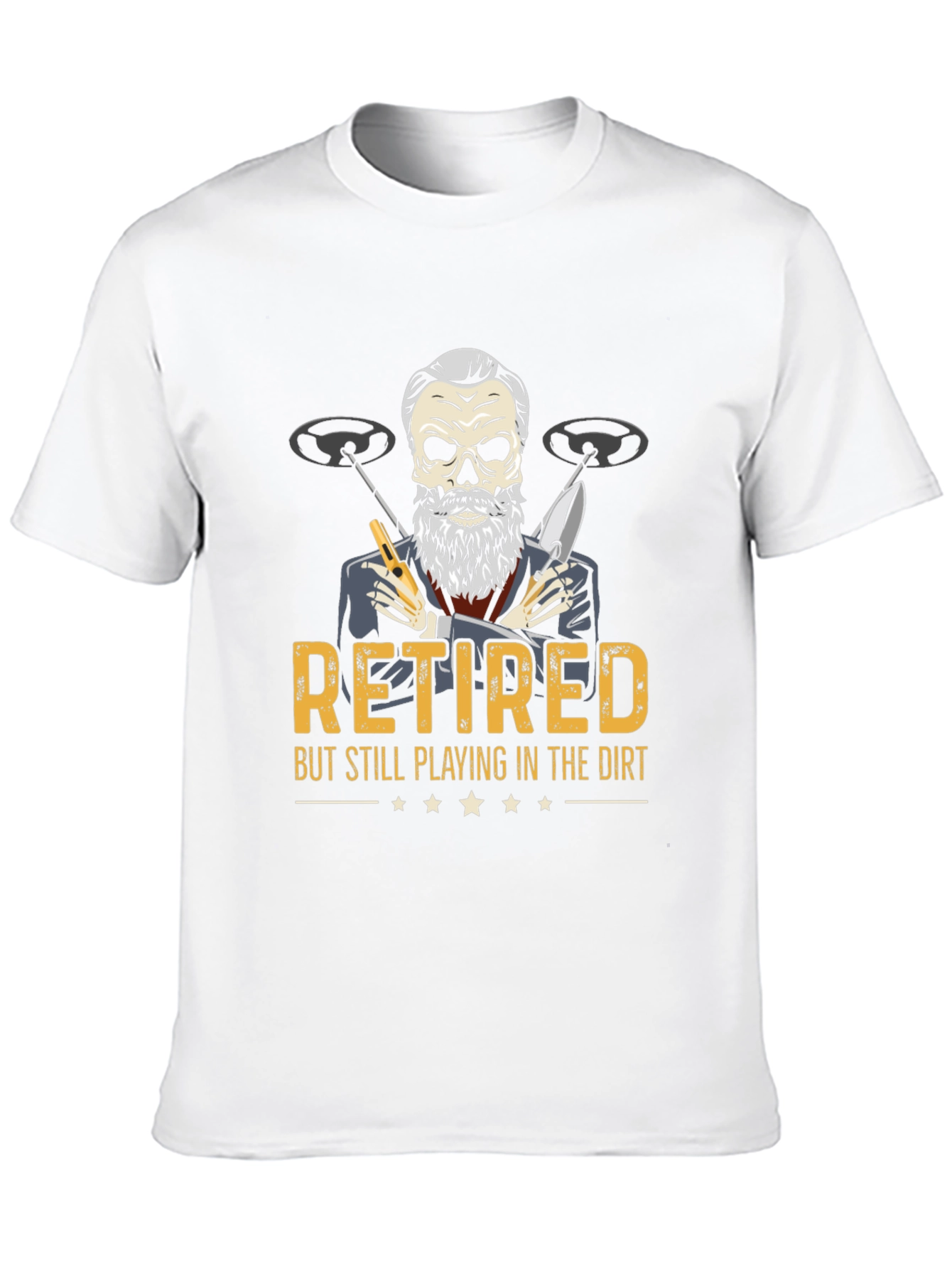 Retired Metal Detecting T-Shirt