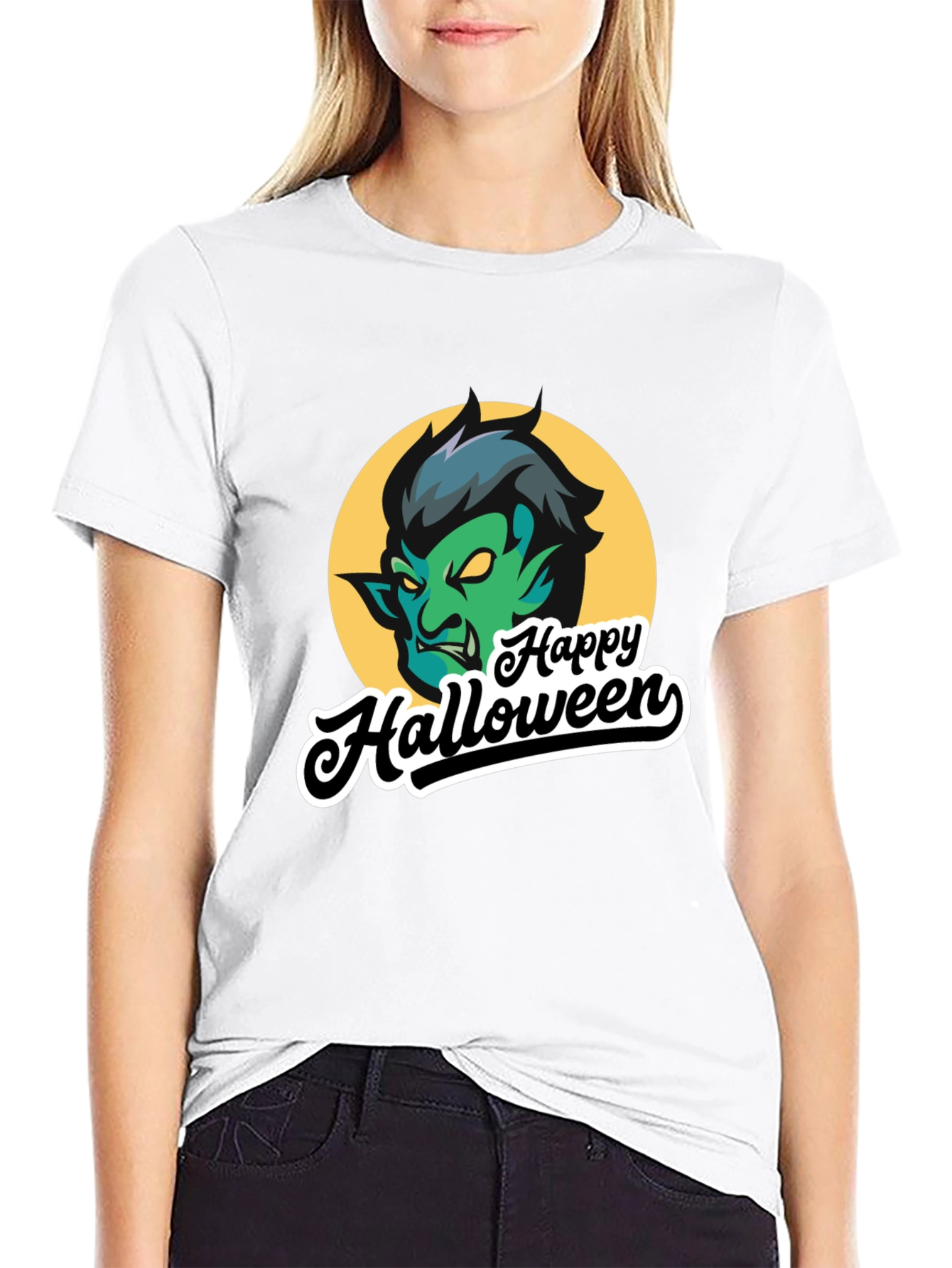 Happy Halloween Monster Graphic T-Shirt