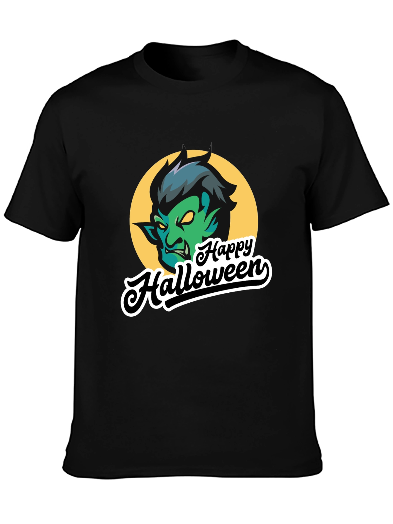 Happy Halloween Monster Graphic T-Shirt