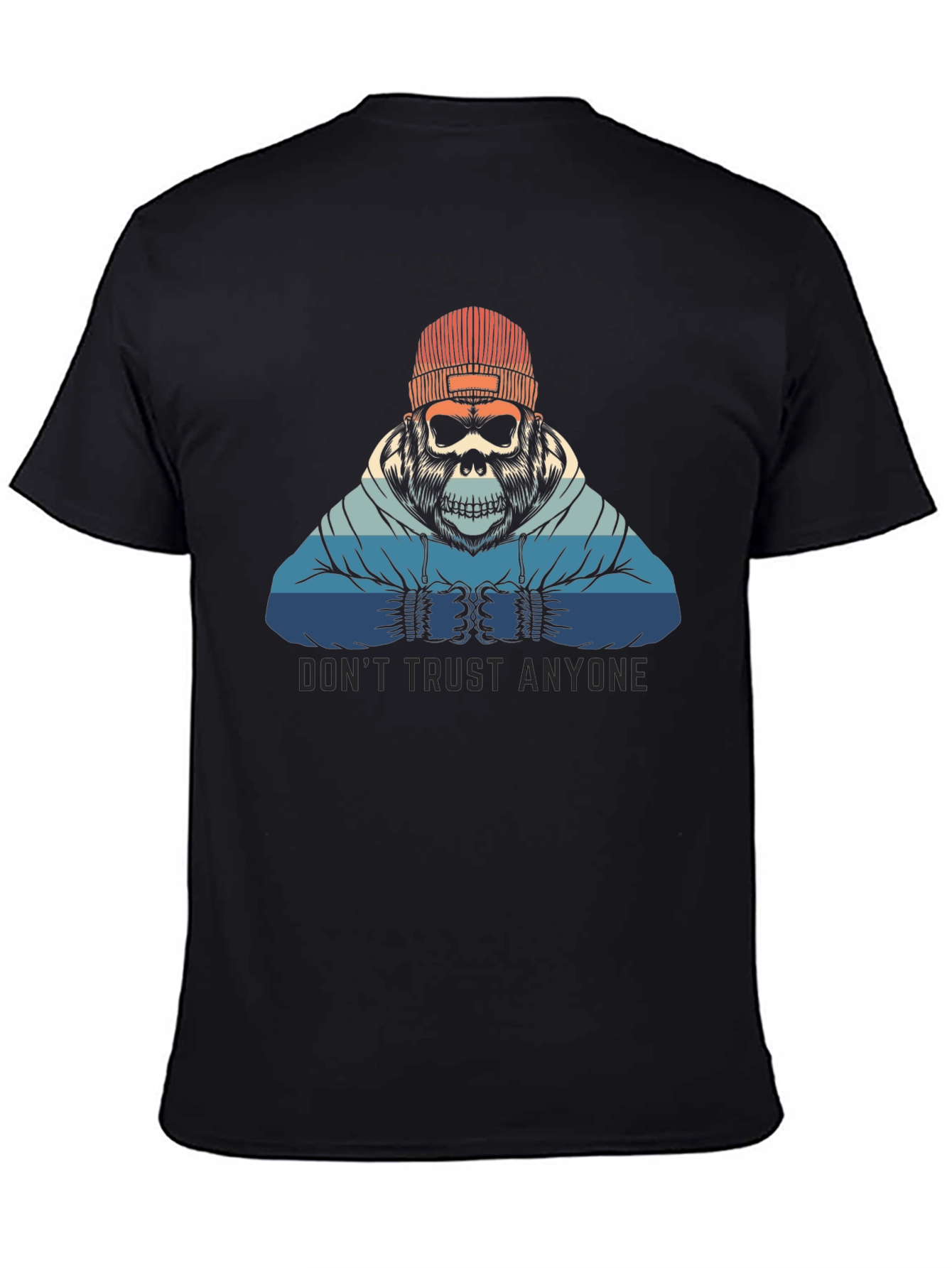 Dont Trust Anyone Graphic Tee - Skull Gorilla