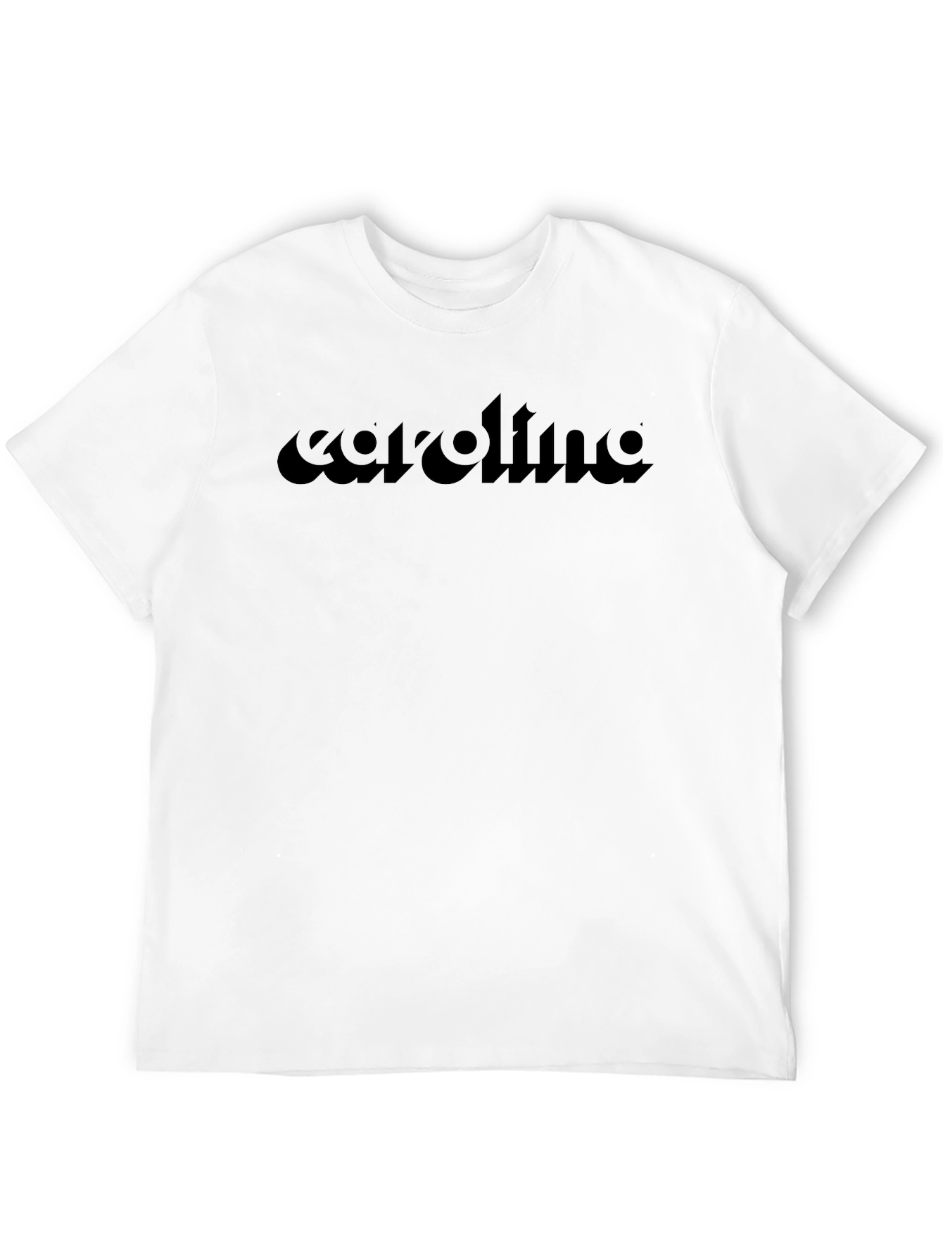 Carolina Black Graphic Tee - Stylish Unisex T-Shirt